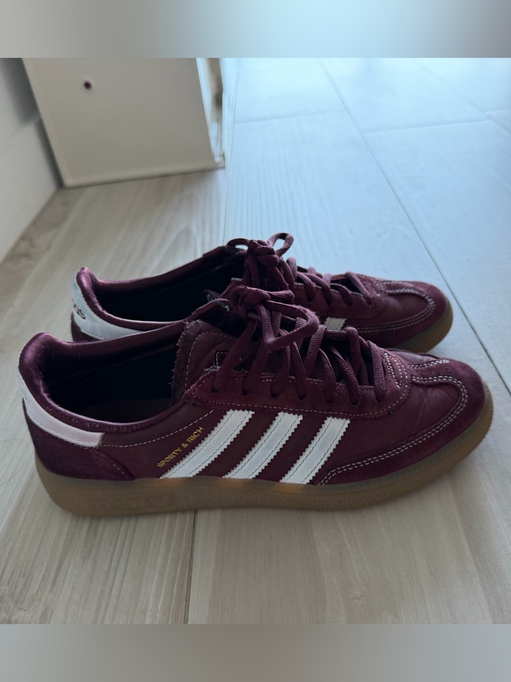 Adidas x Sporty & Rich Handball Spezial "Shadow Red" sneakers